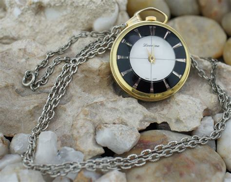 lucerne swiss made necklace watch